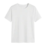 Men’s White Solid Cotton T-Shirt | Premium Summer Wear